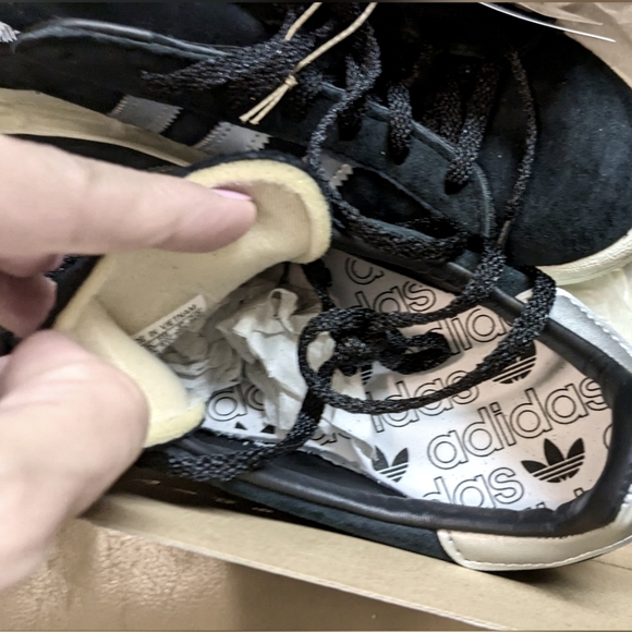 Adidas Campus 80s - Black/White/Silver - rare - Picture 5 of 8